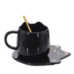 GAEM Кружка с блюдцем и ложкой, 300 мл, L16 W15 H10 см