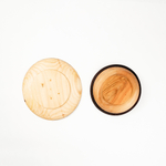 Набор деревянных тарелок из дерева сибирский кедр - 2 шт. TN82