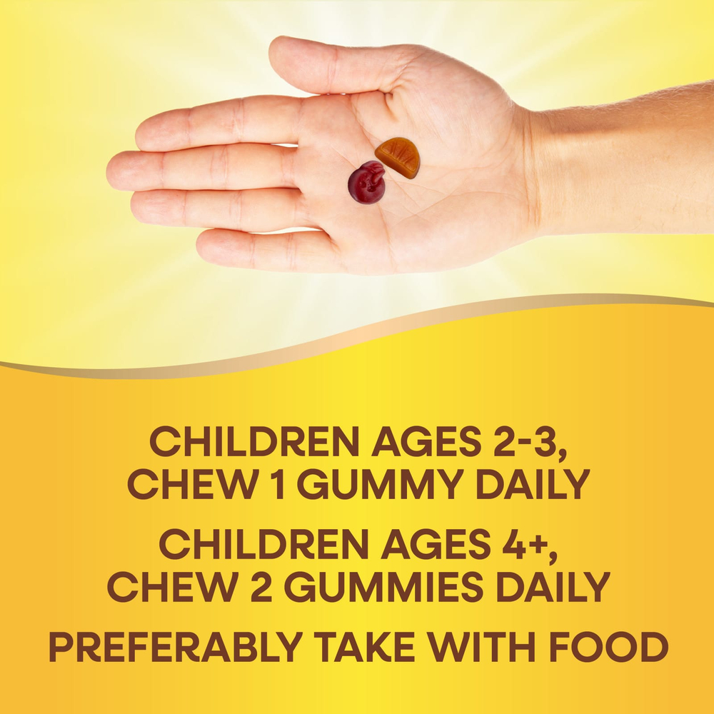 Nature's Way, Alive! ® Kids, жевательные мультивитамины без сахара, для детей от 2 лет, ягодно-цитрусовые, 40 жевательных таблеток