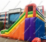 Надувная водная горка для бассейна «Красочный спуск» 12*6*6 м