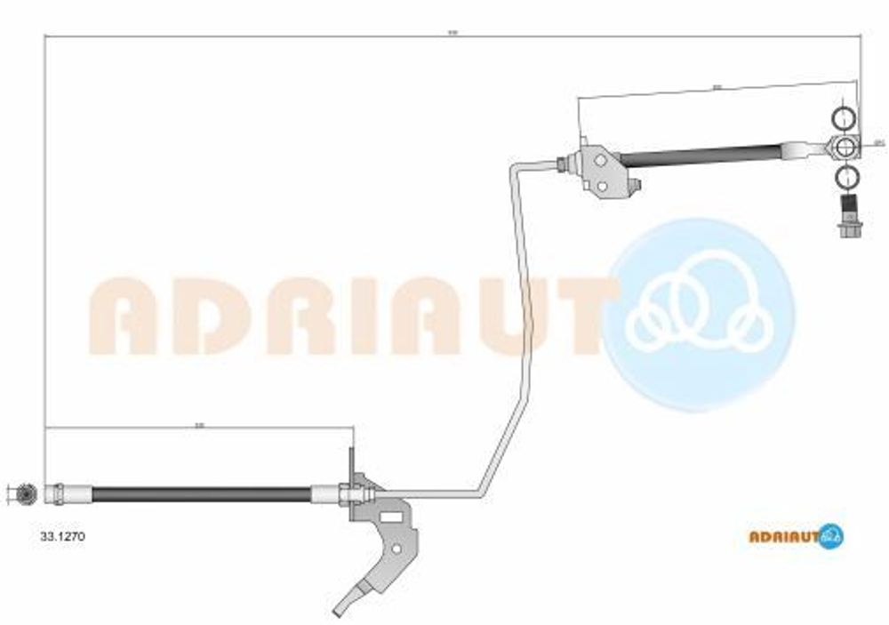 ADRIAUTO - 331270-ADR - Brake Hose