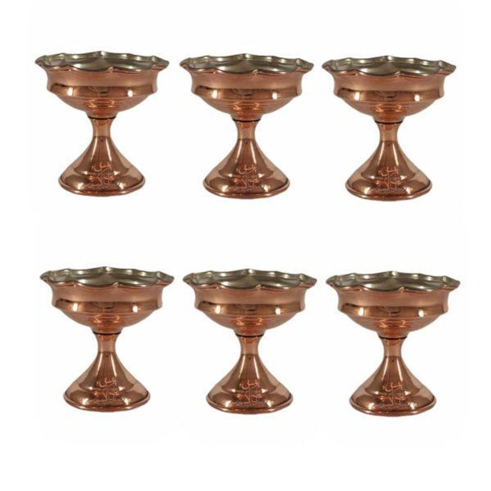 Набор мини-ваз для сервировки орехов, фруктов и сладостей 6 шт Exirmes 30220276 Иран