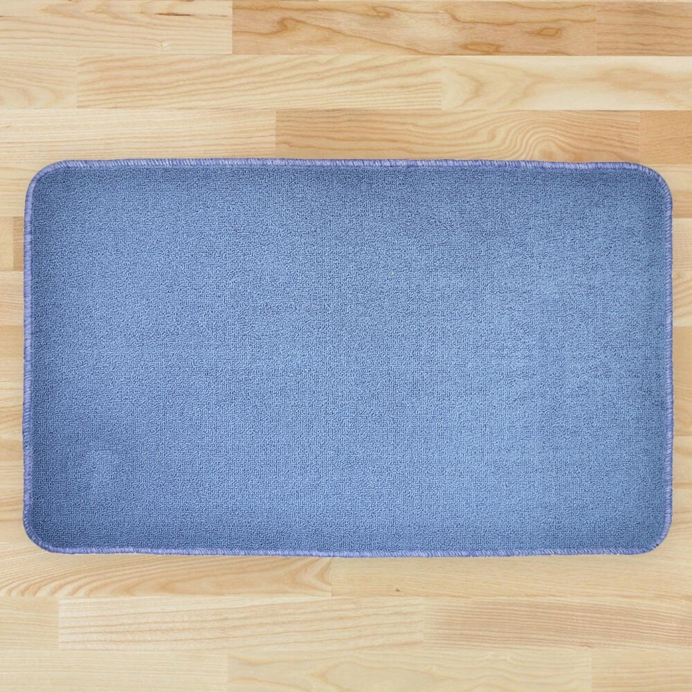 Коврик 50*80см Люксор Люкс Принт ворс 3мм, синий (ассорти) 433683