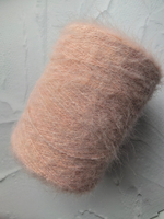 8%шерсть, 90%имитация мохера, 2%спандекс - 500гр - нежный розовый