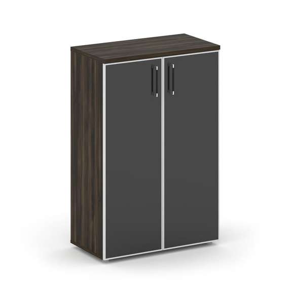 Shift Шкаф средний широкий SK.ST-2.4R black Дуб Мали/Стекло Black 800*420*1207