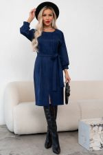Платье Стефани (синий)-52р-р Р11-1239 Nikol
