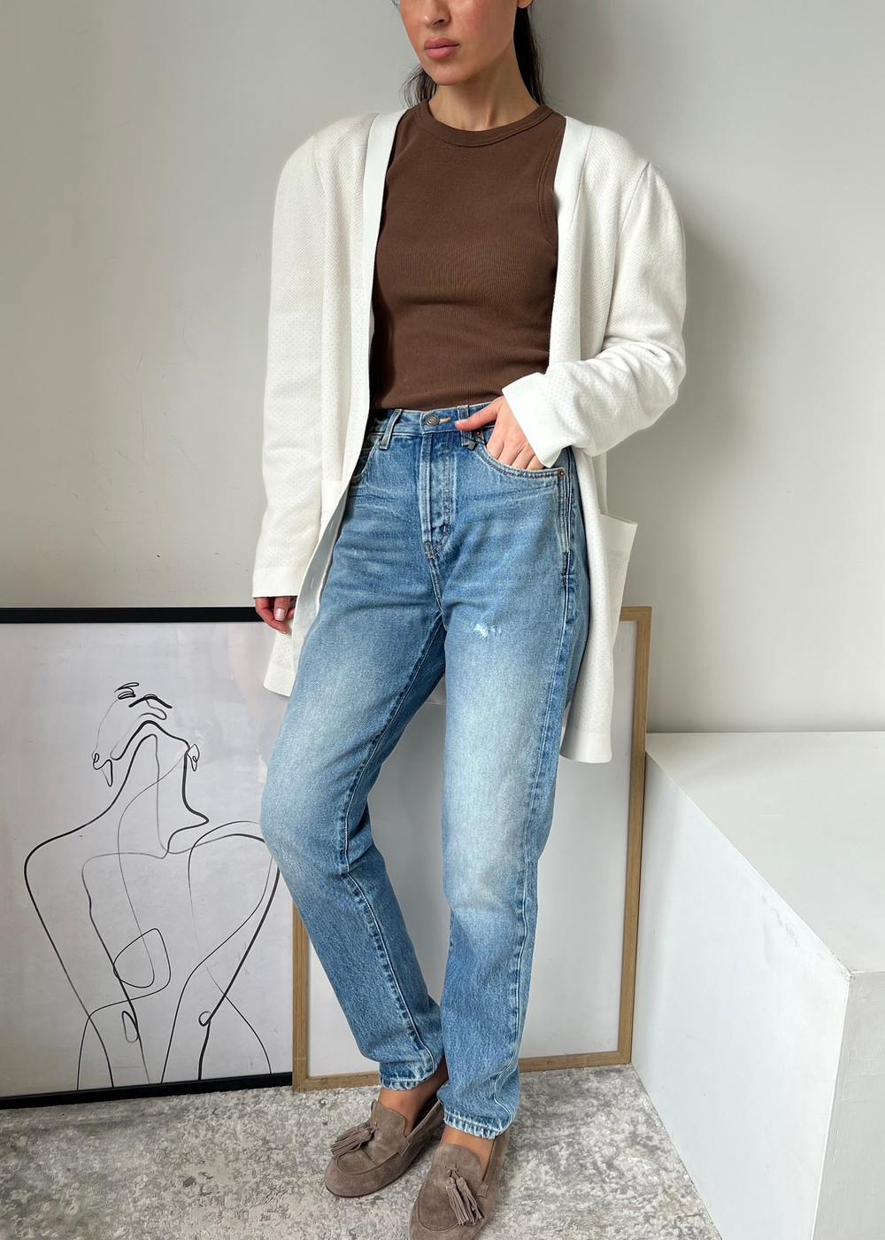Новые джинсы Saint Laurent, S