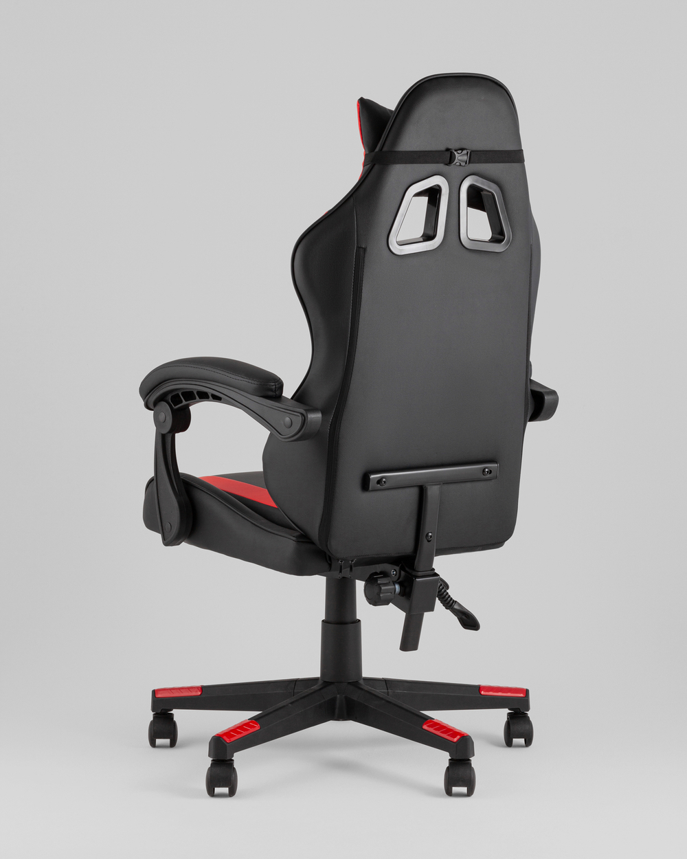 Кресло спортивное TopChairs Commander черно-красный