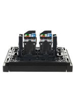FORTE&PIANO Розетка компьютерная двойная RJ45 кат.5E FP133 черный IEK