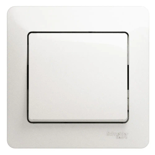 GLOSSA 1-клавишный ВЫКЛЮЧАТЕЛЬ, сх.1, 10АХ, в сборе, ПЕРЛАМУТР