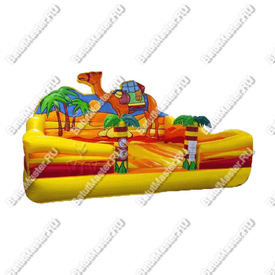 Надувной аттракцион Родео, верблюд+батут, "Верблюд", 5*5*3 м