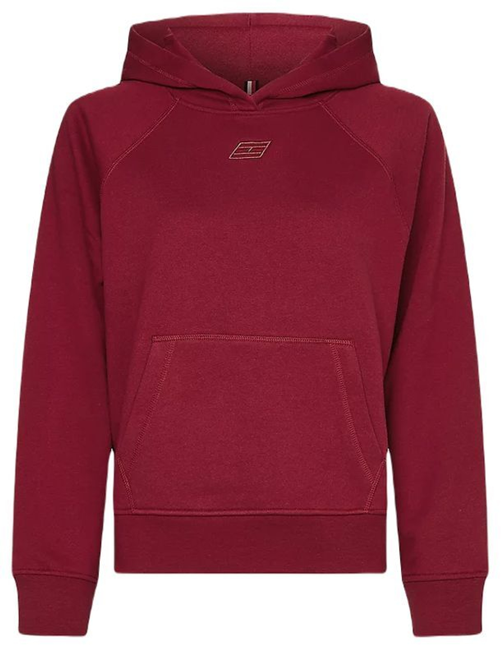 Женская теннисная куртка Tommy Hilfiger Relaxed Soft Modal Fleece HWK - Red