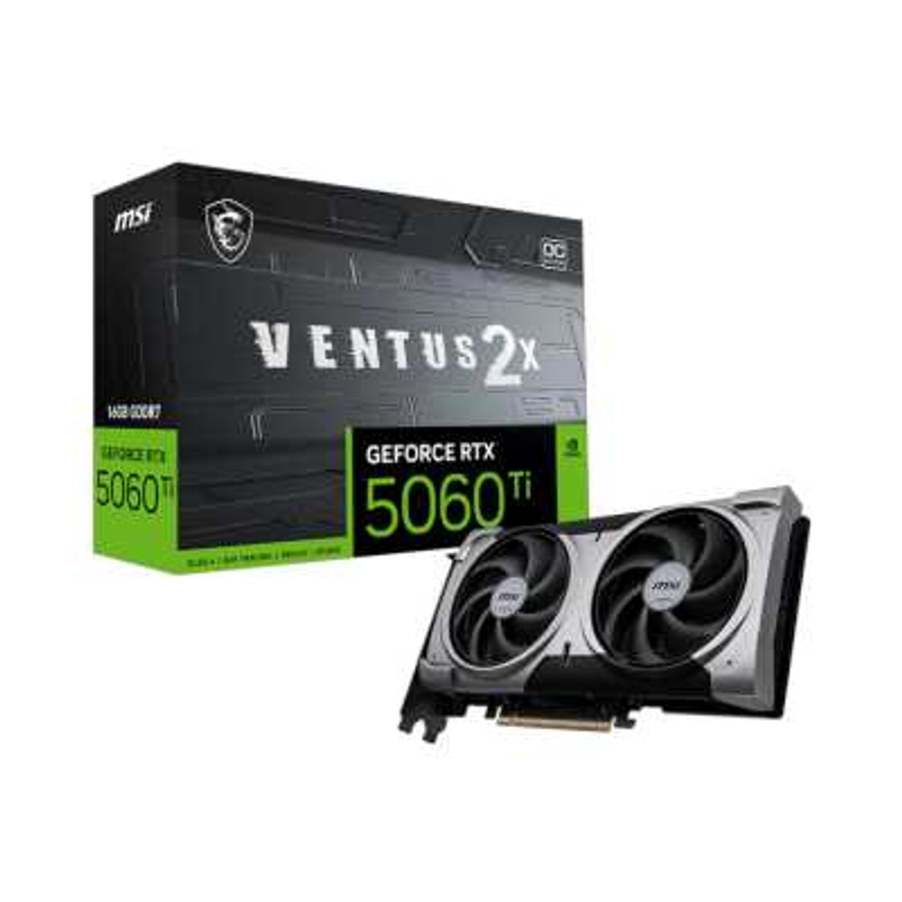 Видеокарта MSI nVidia GeForce RTX 5060 Ti 16G Ventus 2X OC Plus