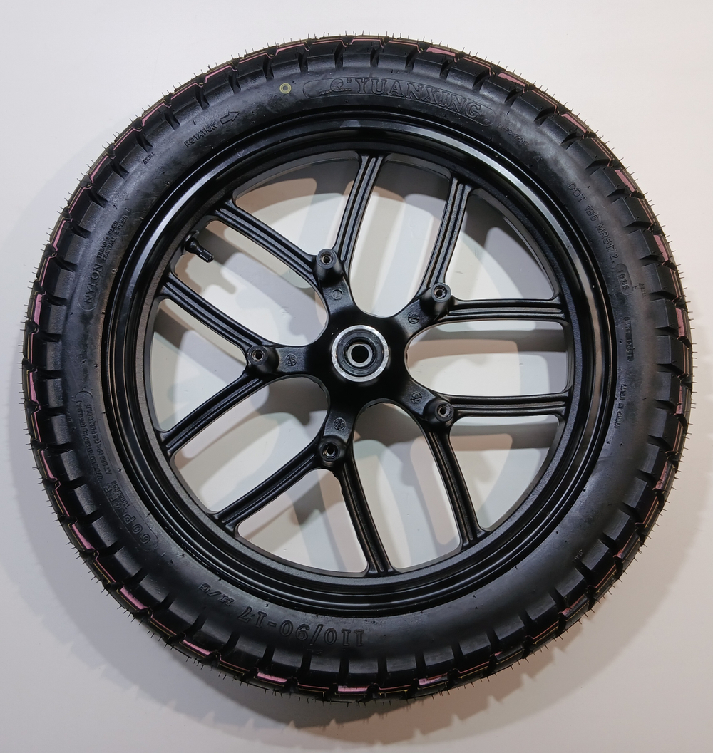 Колесо переднее в сборе 90/90-19 под ось Ф15мм REGULMOTO  ADV 300 OFF ROAD