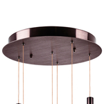 801180 Люстра SFERETTA LED 18х1,35W 1200LM КОФЕЙНЫЙ/ПРОЗРАЧНЫЙ 3000K