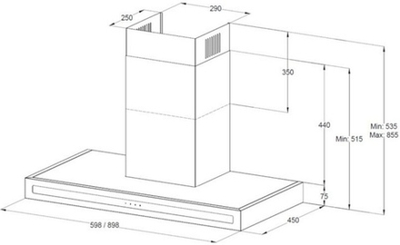 Вытяжка KORTING KHC 9877 N