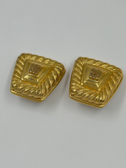 Клипсы с лого Givenchy