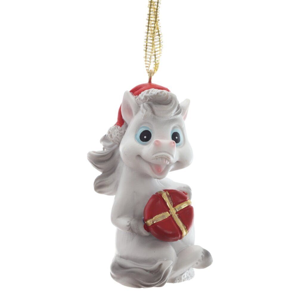 GAEM Фигурка декоративная подвесная "Лошадка", L4,5 W4 H7 см, 4в.