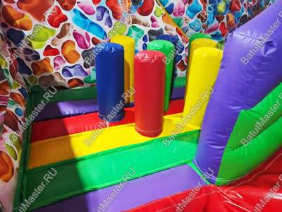 Коммерческий надувной батут Средневековое приключение 2