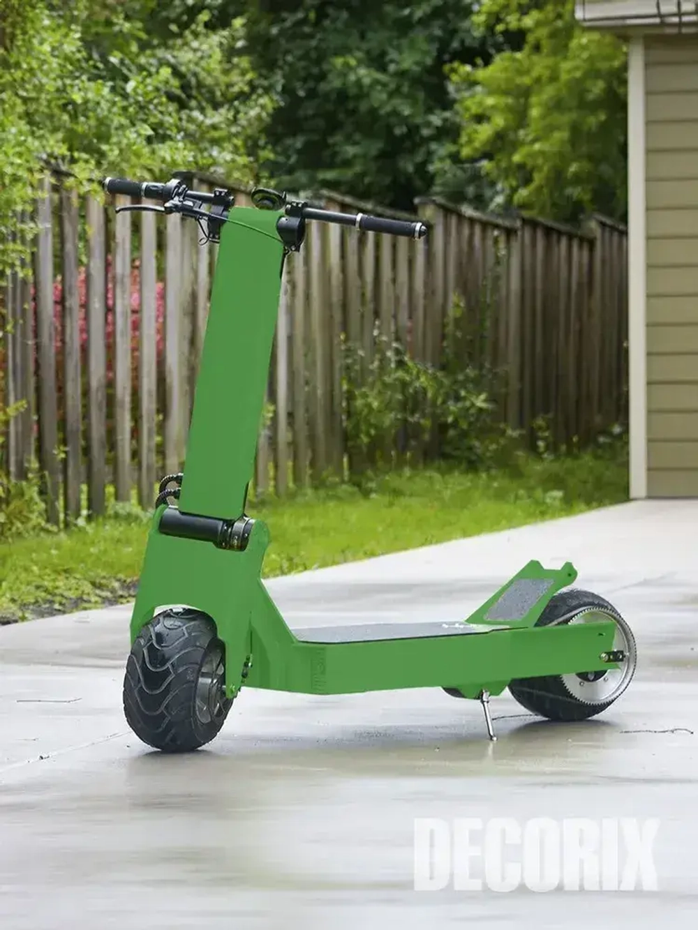 Краска аэрозольная зеленая флуоресцентная матовая DECORIX - эмаль акриловая в баллончике для любых поверхностей 520 мл