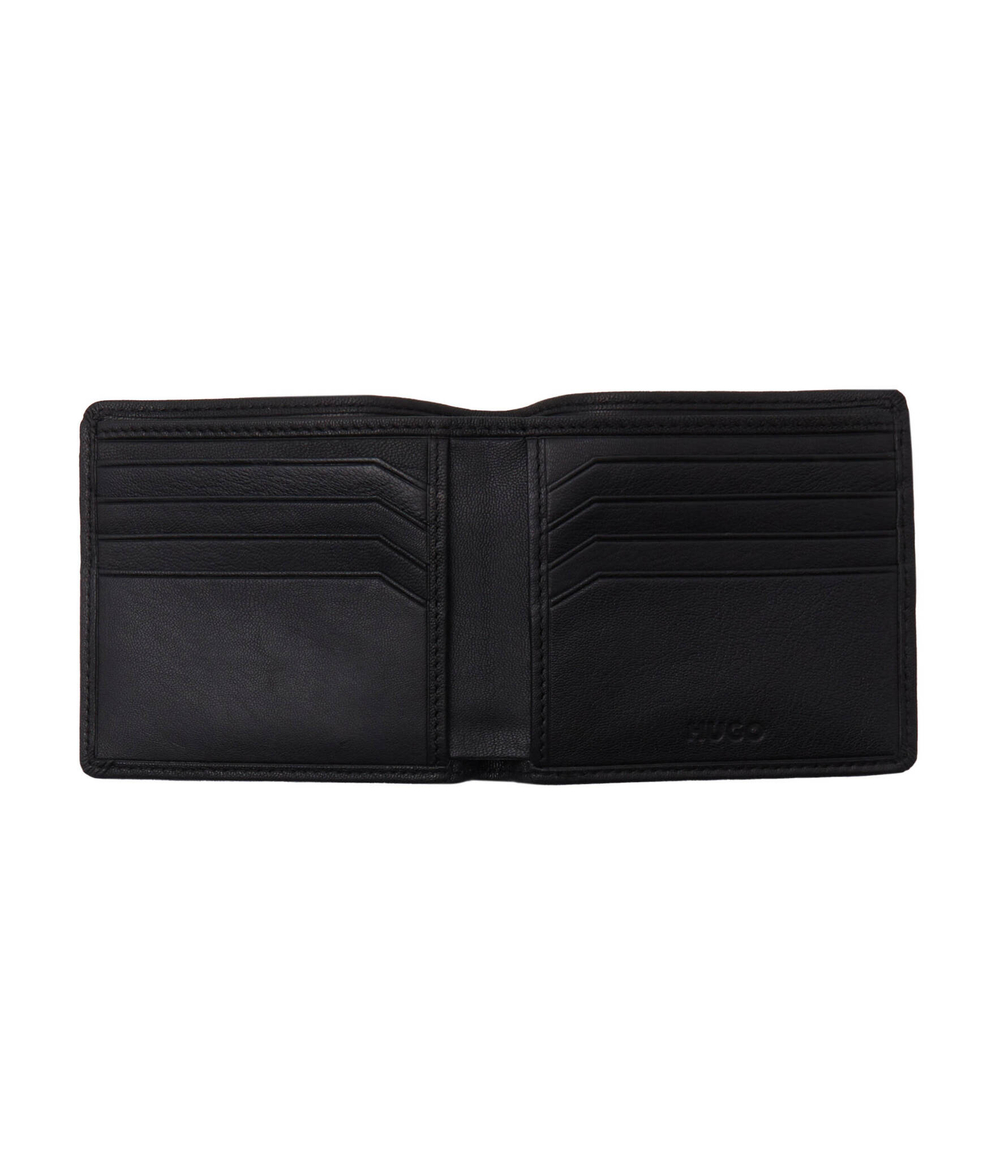 Кожаный кошелек Elliott 2.0 8 cc HUGO - черный(50497913)