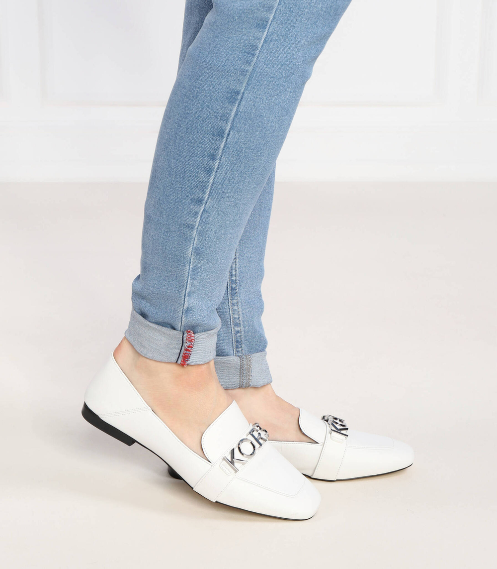 Кожаные мокасины madelyn Michael Kors - белый(40R3MDFP1L)