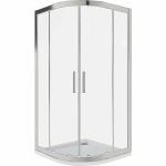 Душевой уголок Good Door Cofe R-90-C-CH стекло прозрачное/профиль хром