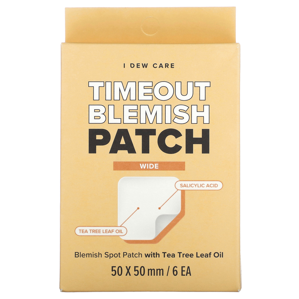 I Dew Care, Патчи для устранения дефектов с таймаутом, широкие, 6 шт.