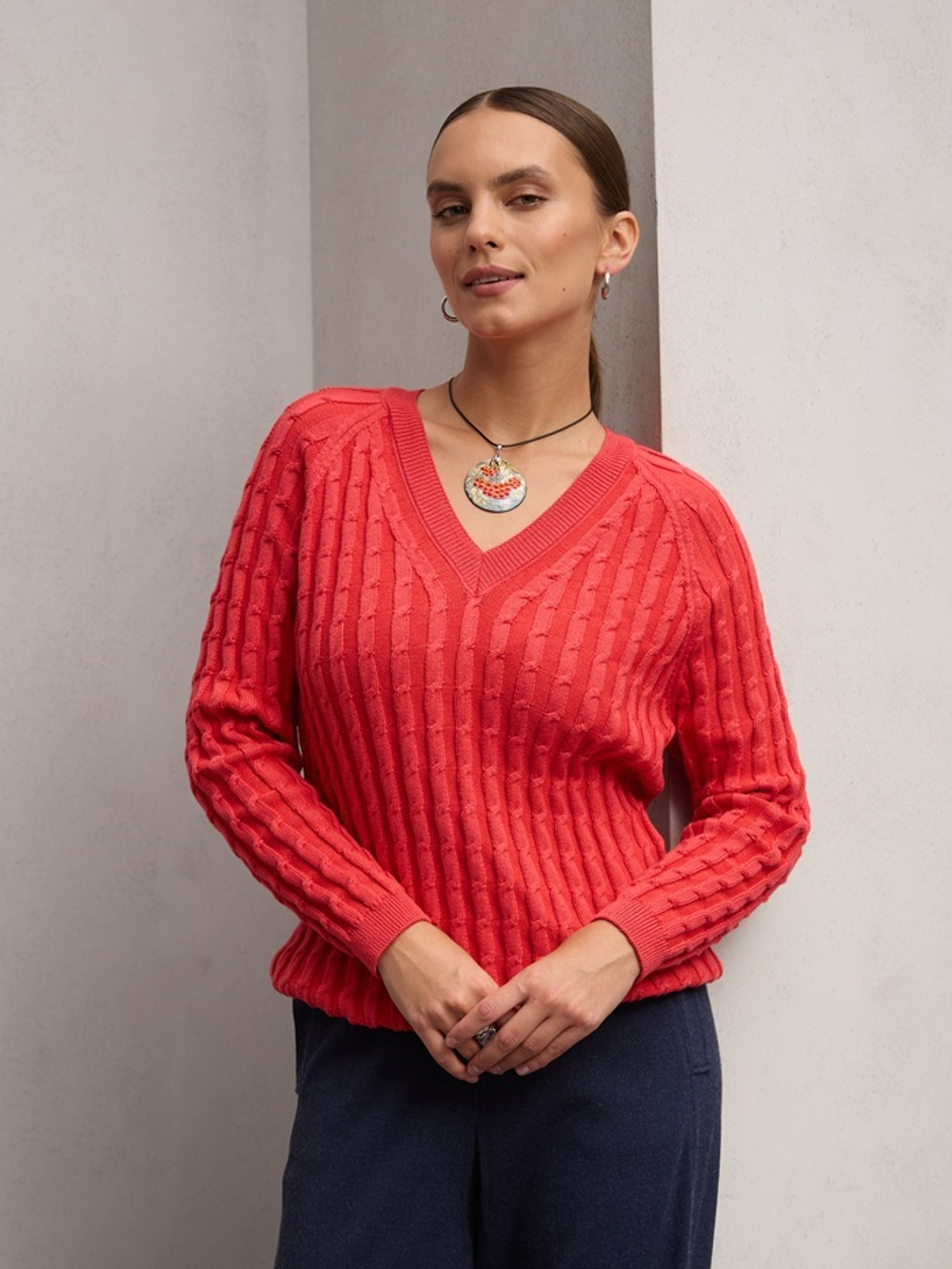 Джемпер 2636 рябина TINONA