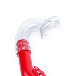Трубка плавательная SALVAS Rapallo Snorkel DA115T0R1STS, размер взрослый