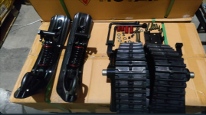 Установочный комплект гусеницы и лыжи GRIZLIK A125 / RAPTOR / T-REX