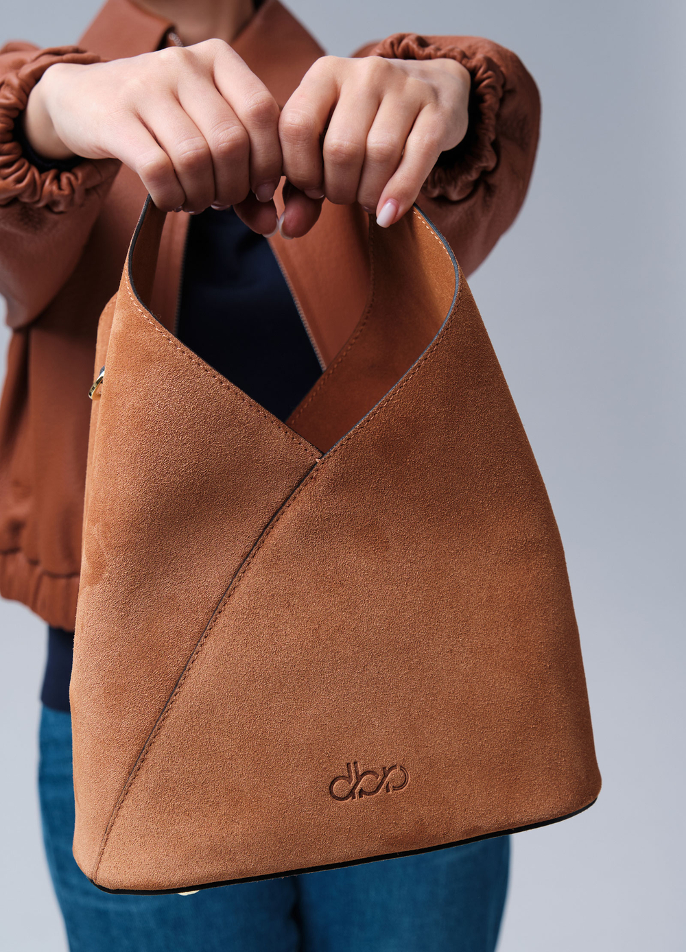 Замшевая сумка Rebecca DBR 31370 вуд