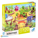 Пазл 120эл. "Животные" (Dream Makers)