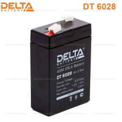 Аккумуляторная батарея Delta DT 6028 (6V / 2.8Ah)