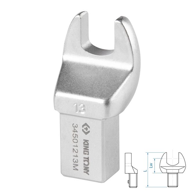 KING TONY (34501213M) Насадка рожковая серии "FIT", 13 мм, 14х18 мм