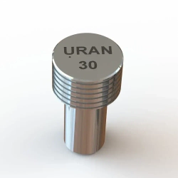 Упор бочонок Ф16х30мм 10 штук, с насечкой, для сварочного, сборочного, монтажного стола. Оснастка для станка