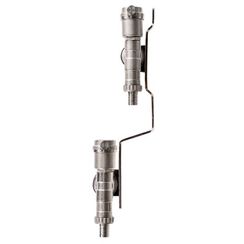 Коллектор латунный в сборе с расходомерами Royal Thermo 1 ВР-3/4 НР, 11 выходов