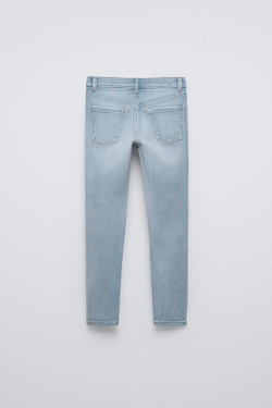 ZARA ДЖИНСЫ SKINNY FIT, ГОЛУБОЙ