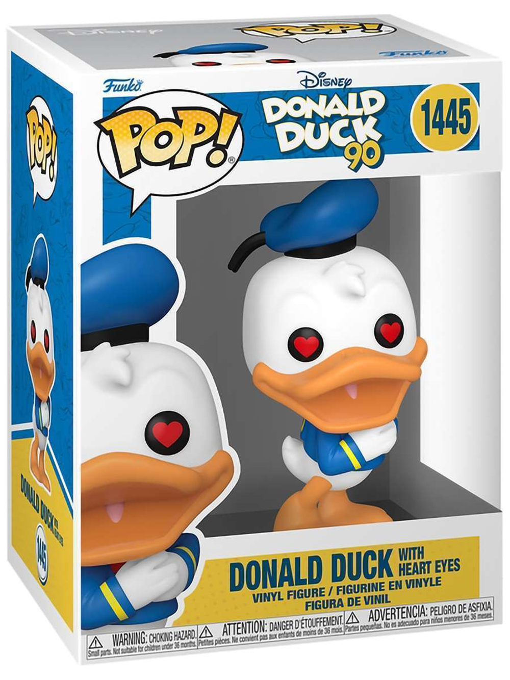 Фигурка Funko POP! Disney Donald Duck 90th Donald Duck with Heart Eyes (1445) 75725