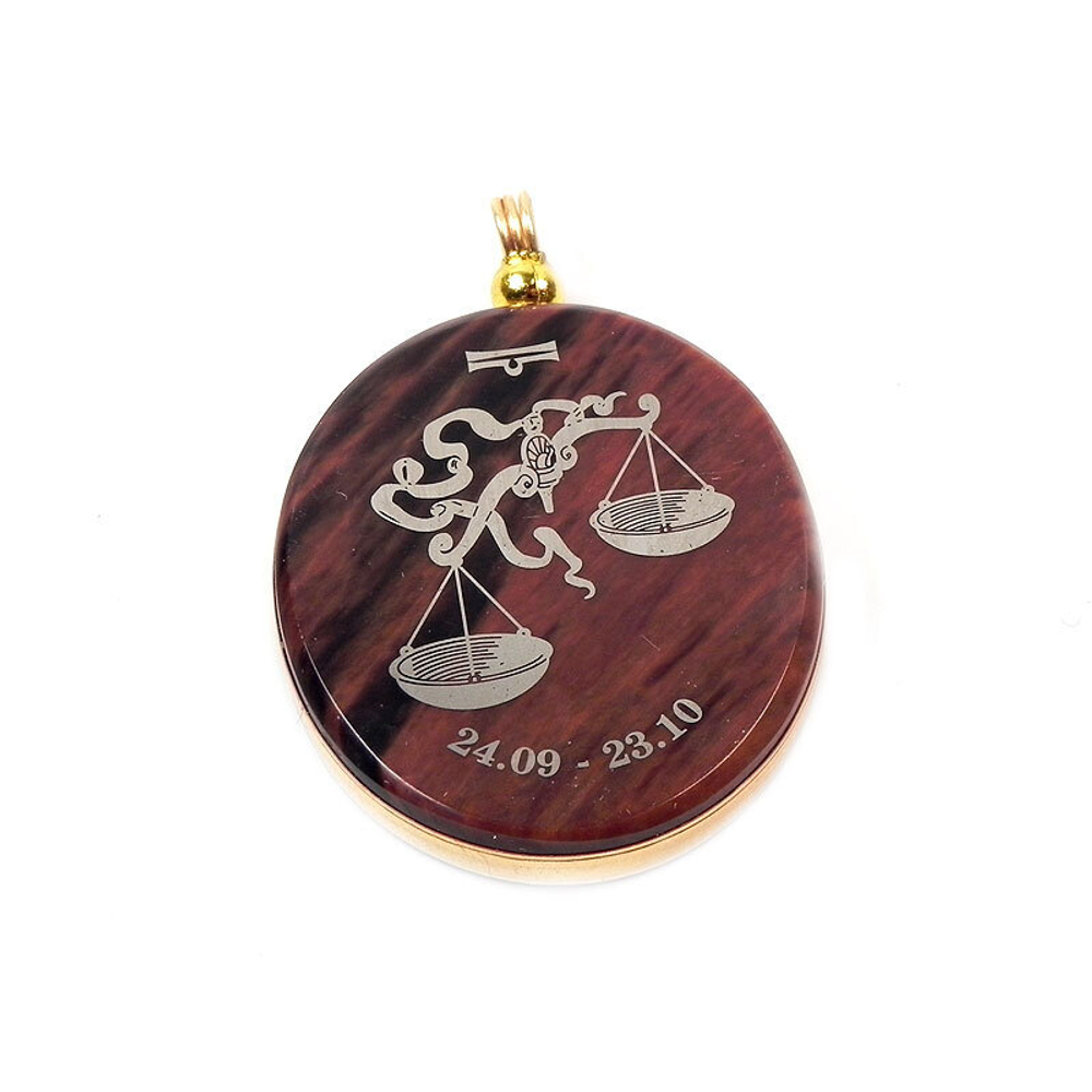 Кулон "Знак Зодиака" обсидиан