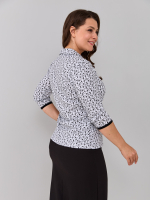 Блузка БЛ-015/белый