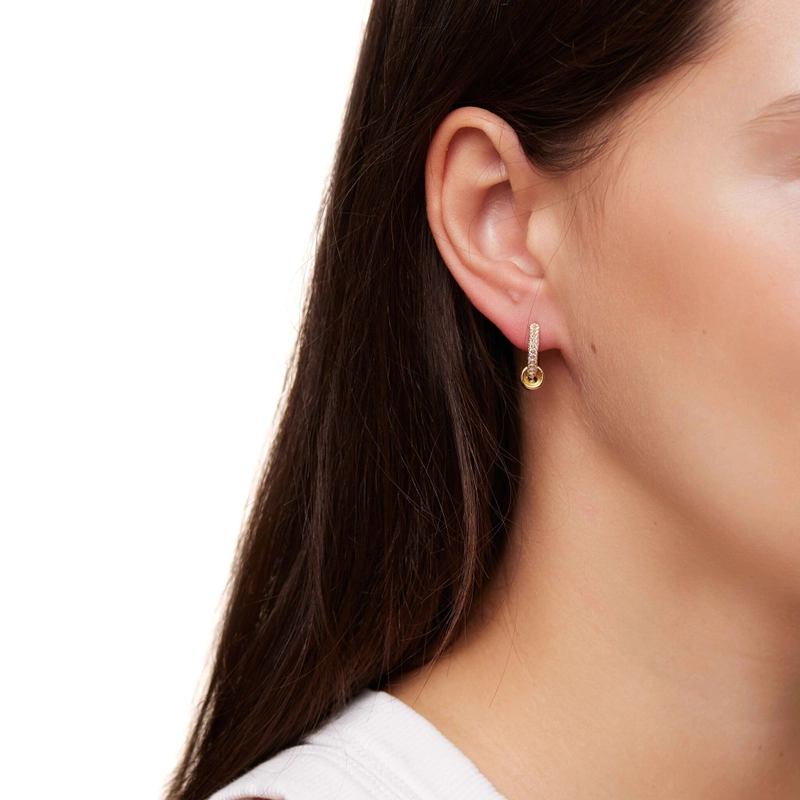 Серьги Золотая Бусина