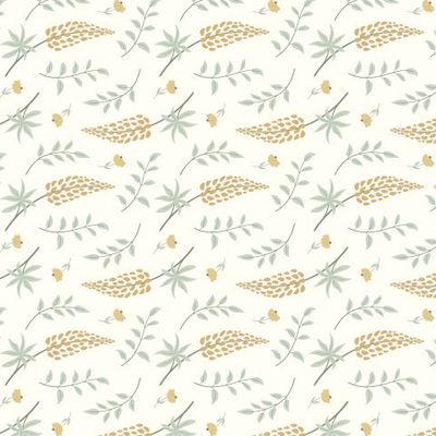 Люпины и листья