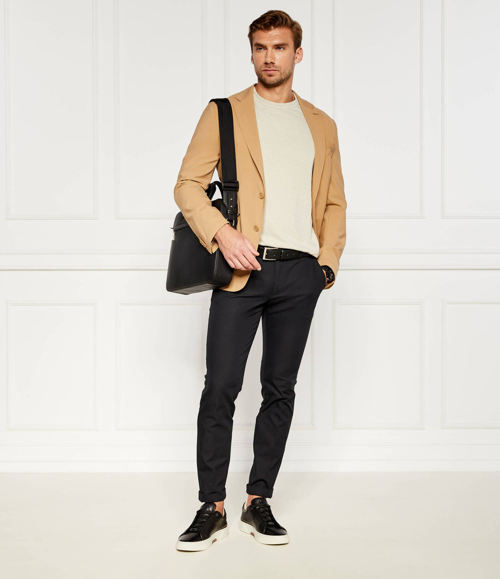 Кожаные кроссовки gary_tenn_bupr BOSS BLACK - черный(50522478)