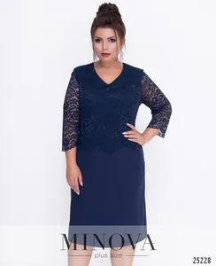 Платье 314-синий Minova