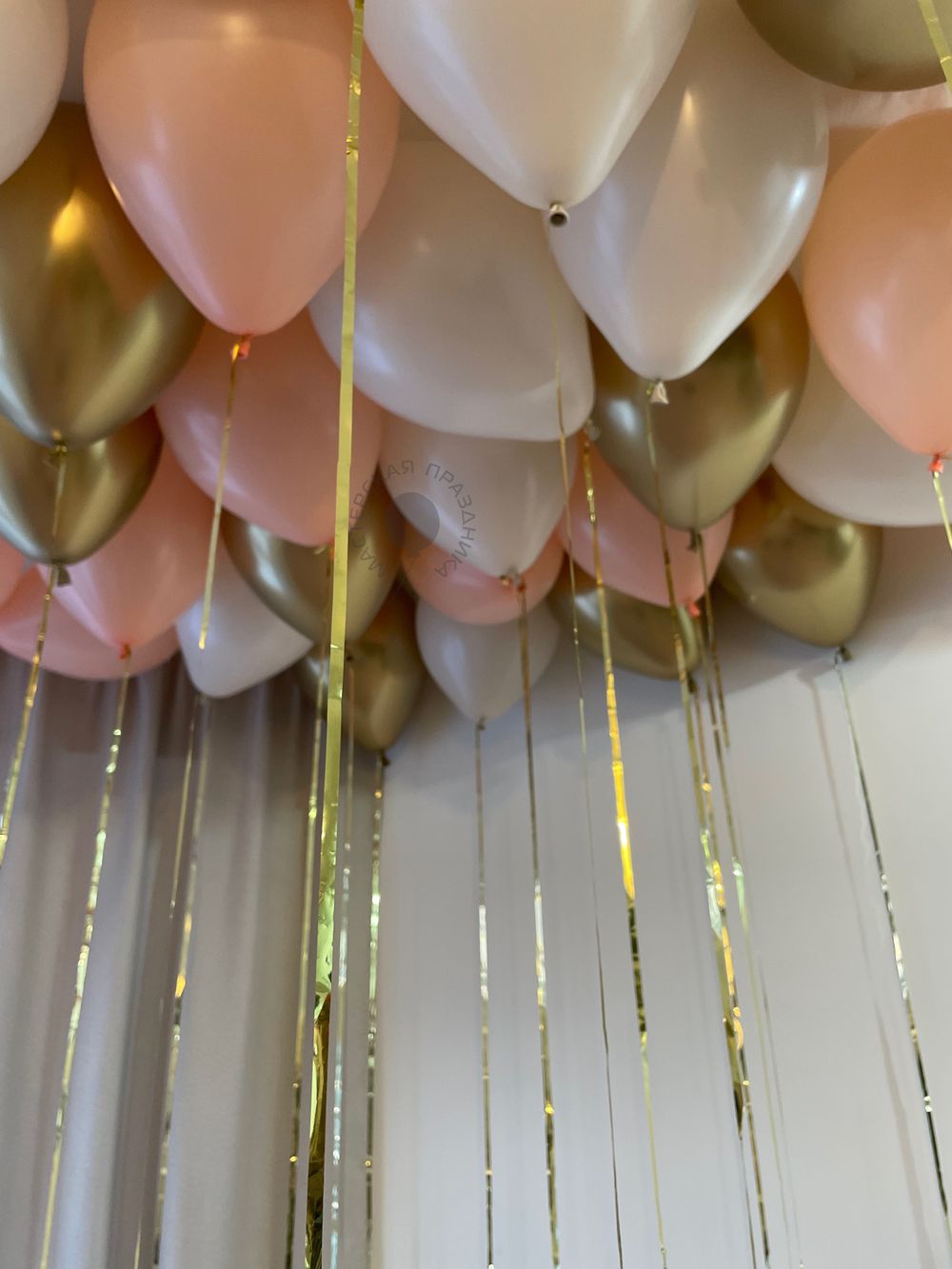 Воздушные шары для нее (21 шар под потолок) №8946  Изображение3