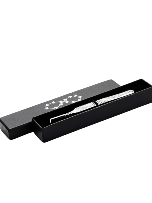 Пинцет Diamond L-65 Silver Be Happy