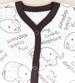 Комплект Мой милый слоник (молочный)