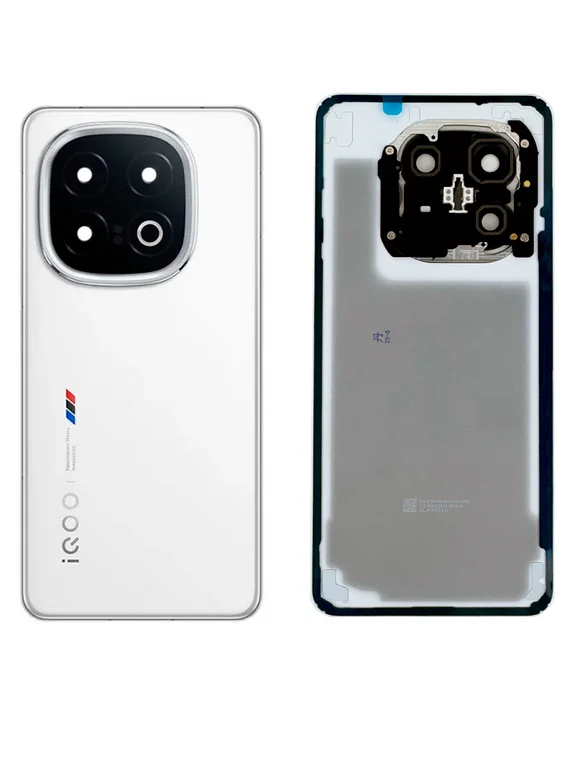 Задняя крышка для  Iqoo 13 белая (White) со стеклом камеры