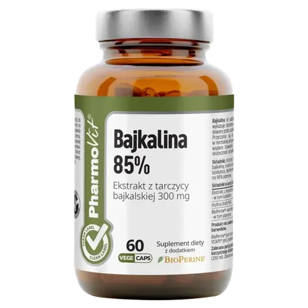 Фармовит Байкалин 85% - биологически активная добавка, 60 капсул